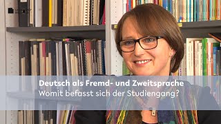 Deutsch als Fremd und Zweitsprache Womit befasst sich der Studiengang [upl. by Singh]