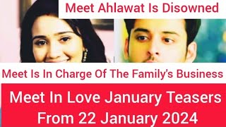 Meet In Love January Teasers Starting From 22 January 2024 Rajvardhan Returns And Shocked Everyone [upl. by Redmond297]