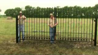 Driveway Gate Installation Video [upl. by Melac]