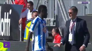 SULLEY MUNTARI WALKS OFF PITCH OVER RACIST CHANTS [upl. by Obie512]