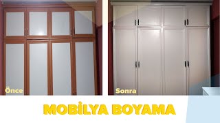 Ahşap Mobilya Nasıl Boyanır   Kokusuz  Kendin yap  DIY [upl. by Etyam]