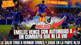 EMELEC VENCIO COMODAMENTE A CUMBAYA Y SE UBICA SEGUNDO EN LA TABLA  LE SALIO TODO A TORRES [upl. by Ffilc]