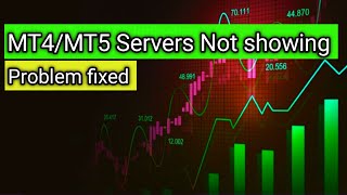 MT4 MT5 Servers Not Showing MT4 Servers Problem MT4MT5 terminal full dark [upl. by Tennos]