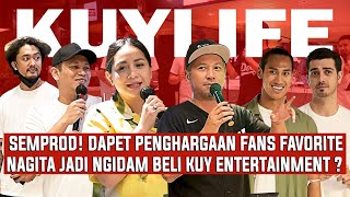 NAGITA SIAP BELI KUY ENTERTAINMENT UUS DAN BORIS TERIMA PENGHARGAAN SEMPROD [upl. by Audrey699]