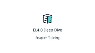 Enapter Training  EL40 Deep Dive Feb 2022 [upl. by Barnebas306]