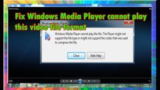 How To Fix Windows Media Player Encountered A Problem While Playing The File [upl. by Enad]