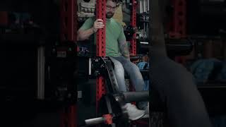 Rogue Fitness Trolley amp Lever Arm Leg Extension HACK Jammer Arm Exercise Setup shorts [upl. by Tilla]