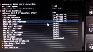 MSI 990FXAGD80  Bulldozer How to overclock 45Ghz [upl. by Compton]