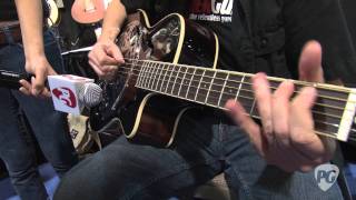 Summer NAMM 11  Wechter Guitars Roundneck Cutaway Resonator Demo [upl. by Diskin]