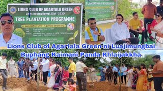 Lions Club of Agartala Greenni Luajimungbai Buphang Kaimani Panda Khlaijakkha [upl. by Lerraf8]