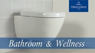 How to install  WC with SupraFix  Villeroy amp Boch [upl. by Suellen]