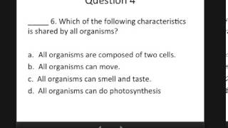 Biology Test 1 Review [upl. by Therese]