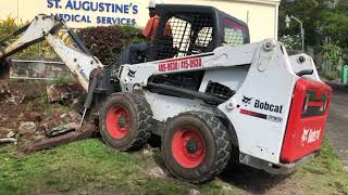 Bobcat s630 on site Backhoe Attachment GND [upl. by Mackie966]