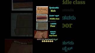 ಹೇಗಿದೆ ನಮ್ಮ boys hostel ಮ್ಯಾಟ್ 😂😂 kannada shorts [upl. by Milton]