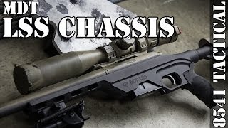 MDT LSS Chassis installation on Remington 700 Short Action 308 [upl. by Arikahs]