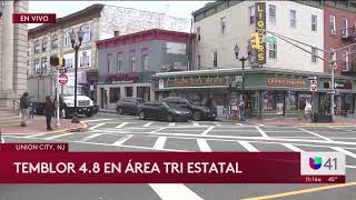 🛑 Temblor sacude a Nueva York y Nueva Jersey [upl. by Philbrook]