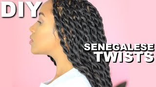 How To DIY Senegalese TWISTS for BEGINNERS  10 TIPS  Easy StepbyStep Guide [upl. by Tak]