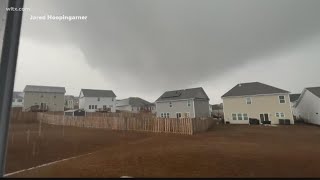 Man talks about video he made of possible tornado in Lexington [upl. by Tol]