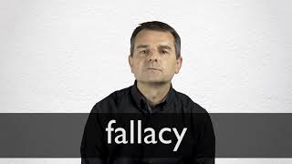 How to pronounce FALLACY in British English [upl. by Ahsekim182]