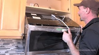 How To Install A Microwave OverTheRange Style [upl. by Enida]