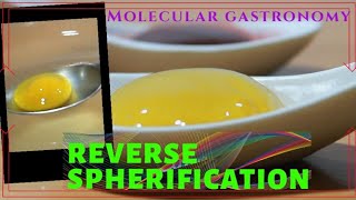 Reverse spherification Molecular gastronomy reversespherification moleculargastronomy elbulli [upl. by Oniuqa]