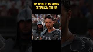 My Name is Maximus Decimus Meridius ⚔️ Iconic Gladiator Scene  Russell Crowe 2000 🎬 [upl. by Clere]