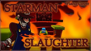 FNF Marios Madness Starman Slaughter Piano Cover [upl. by Naneek]