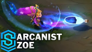 Arcanist Zoe Skin Spotlight  League of Legends [upl. by Llerrit]