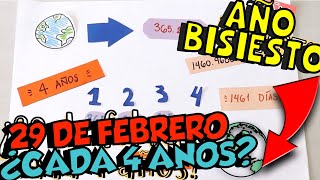 EXPLICACIÓN DEL AÑO BISIESTO ¿CADA 4 AÑOS  Nayeli [upl. by Ledairam]