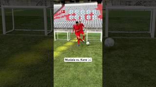 Musiala and Kane take on the Two Goal Challenge 🥅⚽️🥅 [upl. by Eisus]