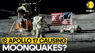 Is Apollo 17s leftover tech causing moonquakes on the lunar surface  WION Originals [upl. by Asinla]