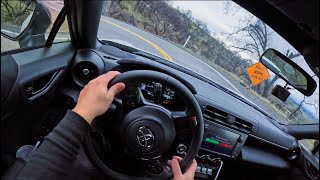 Toyota GR86 POV  Wet Touge mountain run [upl. by Sitruc618]