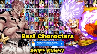 Update Anime Crossover Mugen Game Best Characters Android [upl. by Alsi]