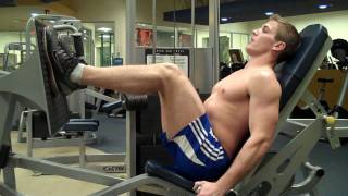 How To Seated Leg Press Cybex [upl. by Nikos]