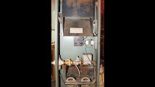 Service of the antique pilot furnace part 1 [upl. by Per146]