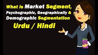 What is Market Segment Psychographic Geographically amp Demographic Segmentation  Urdu  Hindi [upl. by Haropizt]