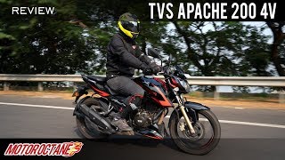 2019 TVS Apache RTR 200 4V Race Edition 20 ABS Review  Hindi  MotorOctane [upl. by Farrel]