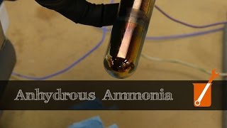 Distilling pure anhydrous ammonia [upl. by Sarat]