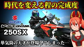 【変革】Vストローム250SXが気になる貴方！その感性は正しい【SUZUKIスズキVStrom250SX】 [upl. by Zampardi]