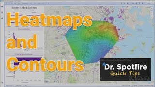 Using Heatmaps and Contours in Spotfire Maps for Spatial Generalization [upl. by Hanafee]