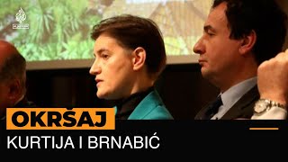 Ana Brnabić i Albin Kurti ušli su u raspravu nakon što je Brnabić kazala kako je Kosovo dio Srbije [upl. by Shulins566]