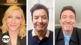 Jimmy Fallon Hugh Jackman amp Cate Blanchett Call Nicole Kidman at AFI Life Achievement Award  TNT [upl. by Hevak]