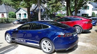 1er essai du Tesla model X par Éléctron libre [upl. by Soiritos]