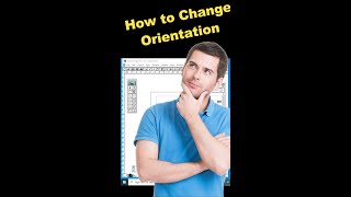 Easy Way To Change Orientation PageMaker Short [upl. by Farwell]