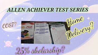 UNBOXING ALLENhome delivered ACHIEVER TEST SERIES NEET 2023 NEET2023Test seriesoffline ALLEN [upl. by Saile308]