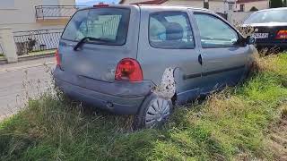 Un dangereux nid de frelons asiatiques dans le passage de roue dune twingo [upl. by Annodal118]