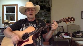 1642  Hello Darlin  Conway Twitty cover with guitar chords and lyrics [upl. by Perni605]