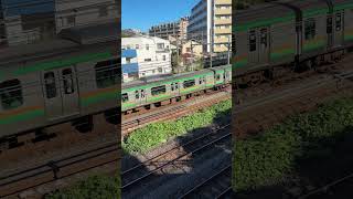 【４K映像】湘南新宿ライン 上り電車 ShonanShinjuku Line inbound train [upl. by Atahs]