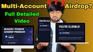 MultiAccount Airdrop Farming Full Detailed Video  Hindi [upl. by Currier697]