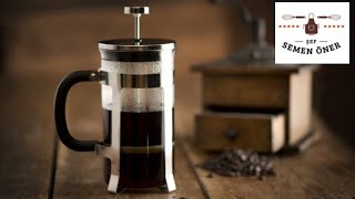 📢French Press Kahve Nasıl Yapılır  SemenOner  Yemek Tarifleri [upl. by Vincenz]